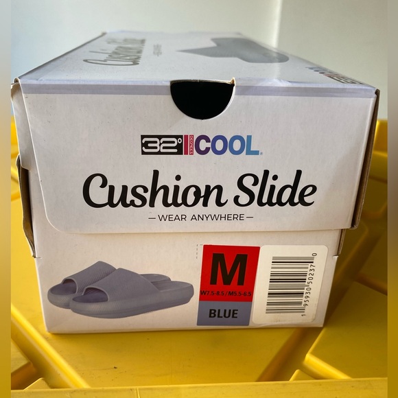 COPY - 32 Degrees COOL Cushion Slide - Blue - Medium - Picture 8 of 8